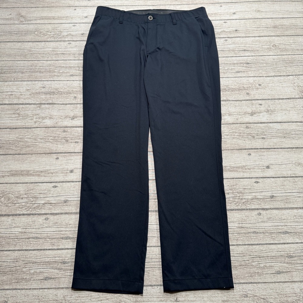 Under Armour Pants Men's 38x32 Navy Blue Athletic Stretch Showdown Sportswear